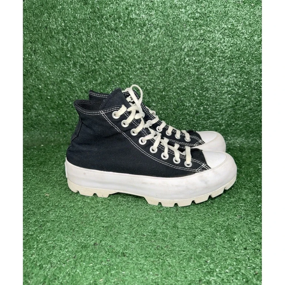 Converse Chuck Taylor All Star Lugged 2.0 Women's Size 8.5 Black Platform Shoes - Picture 2 of 11